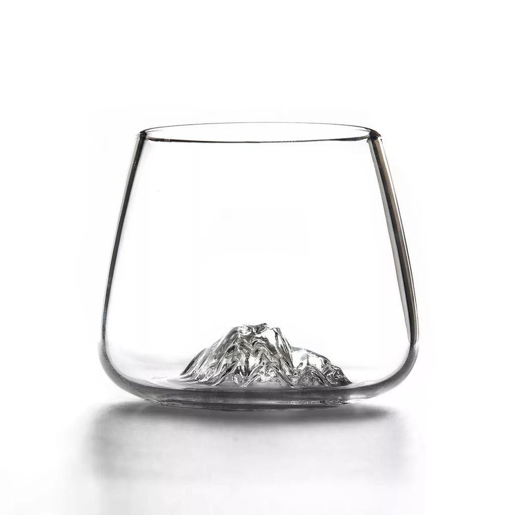 Set de 2 verres à whisky TOPOGRAPHIC Fuji et Denali - Visuel 1